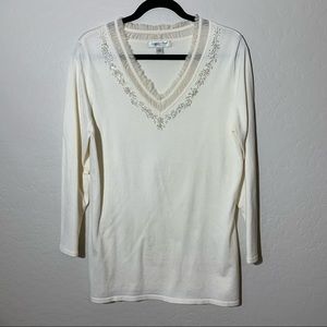 Coldwater Creek V-Neck Sweater